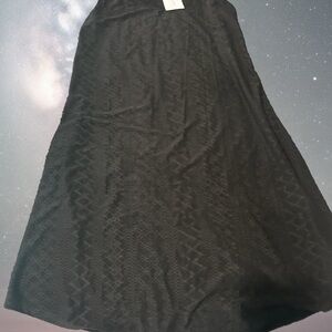 Black cover up dress